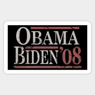 Distressed Obama Biden 08 Magnet